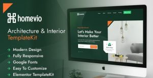 Homevio | Architecture Interior是一个主题的WordPress模板。官方正版 + 可商用。可快速创建B2B网站、B2C商城、展示型网站、询盘型网站、营销型网站；适用于中文网站、英文网站、多语言网站。国内企业、外贸公司均可选择。