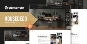 Housedeco - Interior Design是一个主题的WordPress模板。官方正版 + 可商用。可快速创建B2B网站、B2C商城、展示型网站、询盘型网站、营销型网站；适用于中文网站、英文网站、多语言网站。国内企业、外贸公司均可选择。