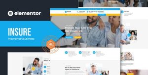 Insure - Insurance Business是一个主题的WordPress模板。官方正版 + 可商用。可快速创建B2B网站、B2C商城、展示型网站、询盘型网站、营销型网站；适用于中文网站、英文网站、多语言网站。国内企业、外贸公司均可选择。