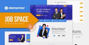 Job Space - Job Board & Recruitment是一个主题的WordPress模板。官方正版 + 可商用。可快速创建B2B网站、B2C商城、展示型网站、询盘型网站、营销型网站；适用于中文网站、英文网站、多语言网站。国内企业、外贸公司均可选择。