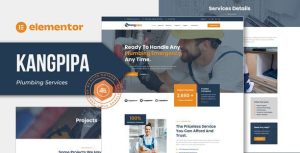 Kangpipa - Plumbing Services是一个主题的WordPress模板。官方正版 + 可商用。可快速创建B2B网站、B2C商城、展示型网站、询盘型网站、营销型网站；适用于中文网站、英文网站、多语言网站。国内企业、外贸公司均可选择。