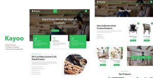 Kayoo - Wood Company Woocommerce是一个主题的WordPress模板。官方正版 + 可商用。可快速创建B2B网站、B2C商城、展示型网站、询盘型网站、营销型网站；适用于中文网站、英文网站、多语言网站。国内企业、外贸公司均可选择。