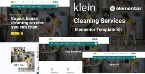 Klein - Cleaning Services是一个主题的WordPress模板。官方正版 + 可商用。可快速创建B2B网站、B2C商城、展示型网站、询盘型网站、营销型网站；适用于中文网站、英文网站、多语言网站。国内企业、外贸公司均可选择。