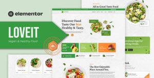 Loveit - Vegan & Healthy Food Restaurant是一个主题的WordPress模板。官方正版 + 可商用。可快速创建B2B网站、B2C商城、展示型网站、询盘型网站、营销型网站；适用于中文网站、英文网站、多语言网站。国内企业、外贸公司均可选择。