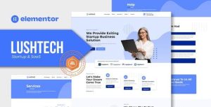 Lushtech - Startup & SaaS是一个主题的WordPress模板。官方正版 + 可商用。可快速创建B2B网站、B2C商城、展示型网站、询盘型网站、营销型网站；适用于中文网站、英文网站、多语言网站。国内企业、外贸公司均可选择。