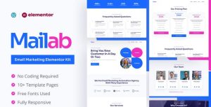 Mailab - Email Marketing是一个主题的WordPress模板。官方正版 + 可商用。可快速创建B2B网站、B2C商城、展示型网站、询盘型网站、营销型网站；适用于中文网站、英文网站、多语言网站。国内企业、外贸公司均可选择。