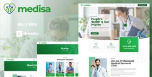 Medisa - Medical是一个主题的WordPress模板。官方正版 + 可商用。可快速创建B2B网站、B2C商城、展示型网站、询盘型网站、营销型网站；适用于中文网站、英文网站、多语言网站。国内企业、外贸公司均可选择。