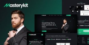 MasteryKit - Business Coach是一个主题的WordPress模板。官方正版 + 可商用。可快速创建B2B网站、B2C商城、展示型网站、询盘型网站、营销型网站；适用于中文网站、英文网站、多语言网站。国内企业、外贸公司均可选择。