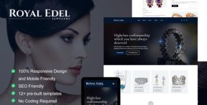 Edel - Luxury Jewelry是一个主题的WordPress模板。官方正版 + 可商用。可快速创建B2B网站、B2C商城、展示型网站、询盘型网站、营销型网站；适用于中文网站、英文网站、多语言网站。国内企业、外贸公司均可选择。