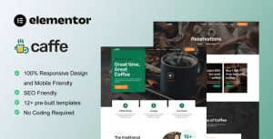 Caffe - Coffee Shop & Cafe是一个主题的WordPress模板。官方正版 + 可商用。可快速创建B2B网站、B2C商城、展示型网站、询盘型网站、营销型网站；适用于中文网站、英文网站、多语言网站。国内企业、外贸公司均可选择。
