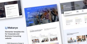 Makaryo - Corporate and Business Consultings是一个主题的WordPress模板。官方正版 + 可商用。可快速创建B2B网站、B2C商城、展示型网站、询盘型网站、营销型网站；适用于中文网站、英文网站、多语言网站。国内企业、外贸公司均可选择。