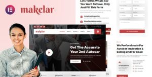 Makelar - Autocar Inspection Services是一个主题的WordPress模板。官方正版 + 可商用。可快速创建B2B网站、B2C商城、展示型网站、询盘型网站、营销型网站；适用于中文网站、英文网站、多语言网站。国内企业、外贸公司均可选择。