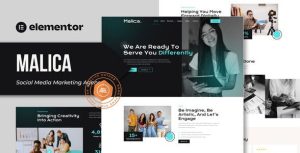 Malica - Social Media Marketing Agency是一个主题的WordPress模板。官方正版 + 可商用。可快速创建B2B网站、B2C商城、展示型网站、询盘型网站、营销型网站；适用于中文网站、英文网站、多语言网站。国内企业、外贸公司均可选择。