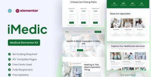 Medicly - Medical是一个主题的WordPress模板。官方正版 + 可商用。可快速创建B2B网站、B2C商城、展示型网站、询盘型网站、营销型网站；适用于中文网站、英文网站、多语言网站。国内企业、外贸公司均可选择。