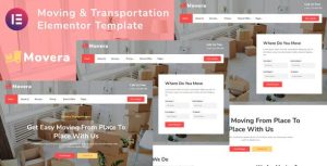 Movera - Moving Company是一个主题的WordPress模板。官方正版 + 可商用。可快速创建B2B网站、B2C商城、展示型网站、询盘型网站、营销型网站；适用于中文网站、英文网站、多语言网站。国内企业、外贸公司均可选择。