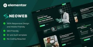 Neoweb - Tech & Digital Agency Service是一个主题的WordPress模板。官方正版 + 可商用。可快速创建B2B网站、B2C商城、展示型网站、询盘型网站、营销型网站；适用于中文网站、英文网站、多语言网站。国内企业、外贸公司均可选择。