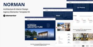 Norman - Architecture & Interior Design Agency是一个主题的WordPress模板。官方正版 + 可商用。可快速创建B2B网站、B2C商城、展示型网站、询盘型网站、营销型网站；适用于中文网站、英文网站、多语言网站。国内企业、外贸公司均可选择。