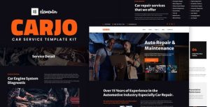 Carjo - Car Services & Repair是一个主题的WordPress模板。官方正版 + 可商用。可快速创建B2B网站、B2C商城、展示型网站、询盘型网站、营销型网站；适用于中文网站、英文网站、多语言网站。国内企业、外贸公司均可选择。