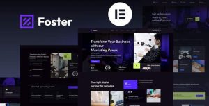 Foster - Dark Digital Agency是一个主题的WordPress模板。官方正版 + 可商用。可快速创建B2B网站、B2C商城、展示型网站、询盘型网站、营销型网站；适用于中文网站、英文网站、多语言网站。国内企业、外贸公司均可选择。