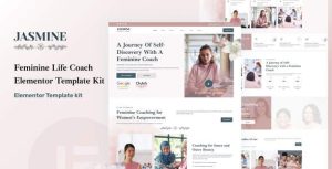 Jasmine - Feminine Life Coach是一个主题的WordPress模板。官方正版 + 可商用。可快速创建B2B网站、B2C商城、展示型网站、询盘型网站、营销型网站；适用于中文网站、英文网站、多语言网站。国内企业、外贸公司均可选择。