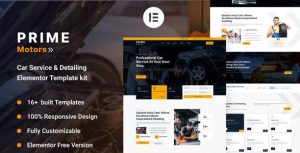 PrimeMotors - Car Detailing Services & Car Repair是一个主题的WordPress模板。官方正版 + 可商用。可快速创建B2B网站、B2C商城、展示型网站、询盘型网站、营销型网站；适用于中文网站、英文网站、多语言网站。国内企业、外贸公司均可选择。