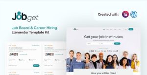 Jobget - Job Board & Career Hiring是一个主题的WordPress模板。官方正版 + 可商用。可快速创建B2B网站、B2C商城、展示型网站、询盘型网站、营销型网站；适用于中文网站、英文网站、多语言网站。国内企业、外贸公司均可选择。