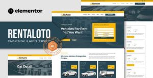 Rentaloto - Car Rental & Auto Services是一个主题的WordPress模板。官方正版 + 可商用。可快速创建B2B网站、B2C商城、展示型网站、询盘型网站、营销型网站；适用于中文网站、英文网站、多语言网站。国内企业、外贸公司均可选择。