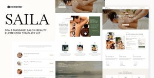 Saila - Spa & Massage Salon Beauty是一个主题的WordPress模板。官方正版 + 可商用。可快速创建B2B网站、B2C商城、展示型网站、询盘型网站、营销型网站；适用于中文网站、英文网站、多语言网站。国内企业、外贸公司均可选择。