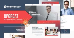 Upgreat - Business Service Corporate是一个主题的WordPress模板。官方正版 + 可商用。可快速创建B2B网站、B2C商城、展示型网站、询盘型网站、营销型网站；适用于中文网站、英文网站、多语言网站。国内企业、外贸公司均可选择。