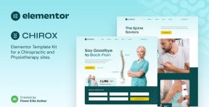 Chirox – Chiropractic & Physiotherapy是一个主题的WordPress模板。官方正版 + 可商用。可快速创建B2B网站、B2C商城、展示型网站、询盘型网站、营销型网站；适用于中文网站、英文网站、多语言网站。国内企业、外贸公司均可选择。