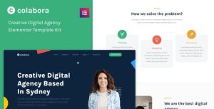 Colabora - Creative Digital Agency是一个主题的WordPress模板。官方正版 + 可商用。可快速创建B2B网站、B2C商城、展示型网站、询盘型网站、营销型网站；适用于中文网站、英文网站、多语言网站。国内企业、外贸公司均可选择。