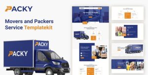 PACKY | Packers & Movers Service是一个主题的WordPress模板。官方正版 + 可商用。可快速创建B2B网站、B2C商城、展示型网站、询盘型网站、营销型网站；适用于中文网站、英文网站、多语言网站。国内企业、外贸公司均可选择。