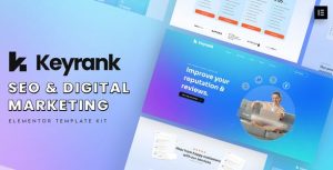 Keyrank - SEO & Digital Marketing Agency是一个主题的WordPress模板。官方正版 + 可商用。可快速创建B2B网站、B2C商城、展示型网站、询盘型网站、营销型网站；适用于中文网站、英文网站、多语言网站。国内企业、外贸公司均可选择。