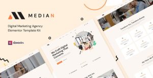 Median - Digital Marketing Agency是一个主题的WordPress模板。官方正版 + 可商用。可快速创建B2B网站、B2C商城、展示型网站、询盘型网站、营销型网站；适用于中文网站、英文网站、多语言网站。国内企业、外贸公司均可选择。