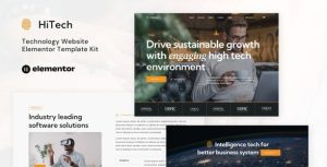 HiTech - IT Solutions & Services是一个主题的WordPress模板。官方正版 + 可商用。可快速创建B2B网站、B2C商城、展示型网站、询盘型网站、营销型网站；适用于中文网站、英文网站、多语言网站。国内企业、外贸公司均可选择。
