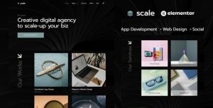 Scale - Creative Agency是一个主题的WordPress模板。官方正版 + 可商用。可快速创建B2B网站、B2C商城、展示型网站、询盘型网站、营销型网站；适用于中文网站、英文网站、多语言网站。国内企业、外贸公司均可选择。