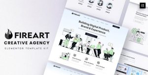 Fireart - Creative Agency是一个主题的WordPress模板。官方正版 + 可商用。可快速创建B2B网站、B2C商城、展示型网站、询盘型网站、营销型网站；适用于中文网站、英文网站、多语言网站。国内企业、外贸公司均可选择。