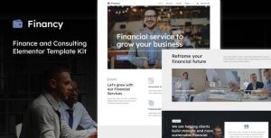Financy - Finance & Consulting是一个主题的WordPress模板。官方正版 + 可商用。可快速创建B2B网站、B2C商城、展示型网站、询盘型网站、营销型网站；适用于中文网站、英文网站、多语言网站。国内企业、外贸公司均可选择。