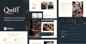 Quiff - Barbershop & Hairdresser是一个主题的WordPress模板。官方正版 + 可商用。可快速创建B2B网站、B2C商城、展示型网站、询盘型网站、营销型网站；适用于中文网站、英文网站、多语言网站。国内企业、外贸公司均可选择。