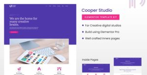 Cooper Studio是一个主题的WordPress模板。官方正版 + 可商用。可快速创建B2B网站、B2C商城、展示型网站、询盘型网站、营销型网站；适用于中文网站、英文网站、多语言网站。国内企业、外贸公司均可选择。