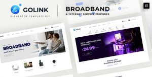 Golink - Broadband & Internet Service Provider是一个主题的WordPress模板。官方正版 + 可商用。可快速创建B2B网站、B2C商城、展示型网站、询盘型网站、营销型网站；适用于中文网站、英文网站、多语言网站。国内企业、外贸公司均可选择。