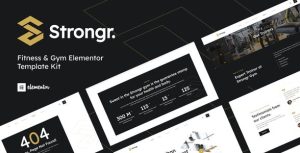Strongr - Fitness & Gym是一个主题的WordPress模板。官方正版 + 可商用。可快速创建B2B网站、B2C商城、展示型网站、询盘型网站、营销型网站；适用于中文网站、英文网站、多语言网站。国内企业、外贸公司均可选择。
