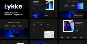 Lykke - Creative Agency是一个主题的WordPress模板。官方正版 + 可商用。可快速创建B2B网站、B2C商城、展示型网站、询盘型网站、营销型网站；适用于中文网站、英文网站、多语言网站。国内企业、外贸公司均可选择。