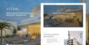 Vixion - Real Estate & Property Showcase是一个主题的WordPress模板。官方正版 + 可商用。可快速创建B2B网站、B2C商城、展示型网站、询盘型网站、营销型网站；适用于中文网站、英文网站、多语言网站。国内企业、外贸公司均可选择。