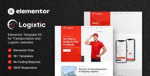 Logixtic – Transportation & Logistic是一个主题的WordPress模板。官方正版 + 可商用。可快速创建B2B网站、B2C商城、展示型网站、询盘型网站、营销型网站；适用于中文网站、英文网站、多语言网站。国内企业、外贸公司均可选择。