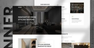 Inner – Interior Design & Architecture是一个主题的WordPress模板。官方正版 + 可商用。可快速创建B2B网站、B2C商城、展示型网站、询盘型网站、营销型网站；适用于中文网站、英文网站、多语言网站。国内企业、外贸公司均可选择。