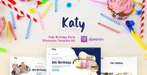 Katy - Kids Birthday Party Planner & Invitation是一个主题的WordPress模板。官方正版 + 可商用。可快速创建B2B网站、B2C商城、展示型网站、询盘型网站、营销型网站；适用于中文网站、英文网站、多语言网站。国内企业、外贸公司均可选择。