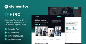 Hiro – Human Resources & Recruitment Agency是一个主题的WordPress模板。官方正版 + 可商用。可快速创建B2B网站、B2C商城、展示型网站、询盘型网站、营销型网站；适用于中文网站、英文网站、多语言网站。国内企业、外贸公司均可选择。