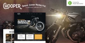 Chooper – Custom Motorcycle Garage是一个主题的WordPress模板。官方正版 + 可商用。可快速创建B2B网站、B2C商城、展示型网站、询盘型网站、营销型网站；适用于中文网站、英文网站、多语言网站。国内企业、外贸公司均可选择。