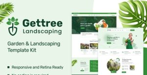 Gettree – Garden & Landscaping是一个主题的WordPress模板。官方正版 + 可商用。可快速创建B2B网站、B2C商城、展示型网站、询盘型网站、营销型网站；适用于中文网站、英文网站、多语言网站。国内企业、外贸公司均可选择。